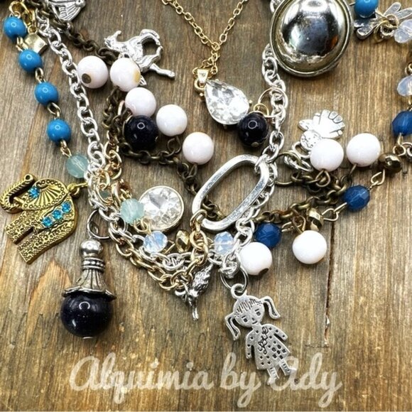 Layered charms maximalist necklace - Picture 1 of 7
